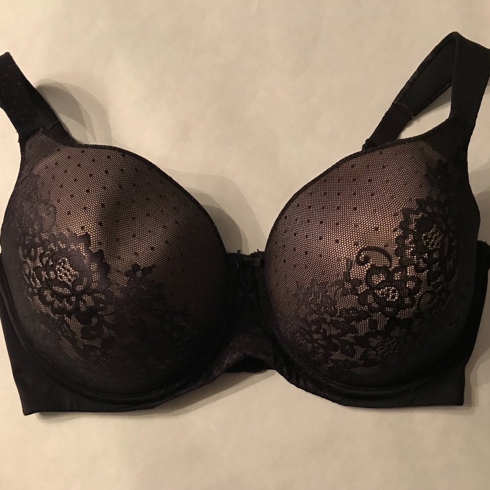 Vanity Fair 38DD Bra Black Style 76262